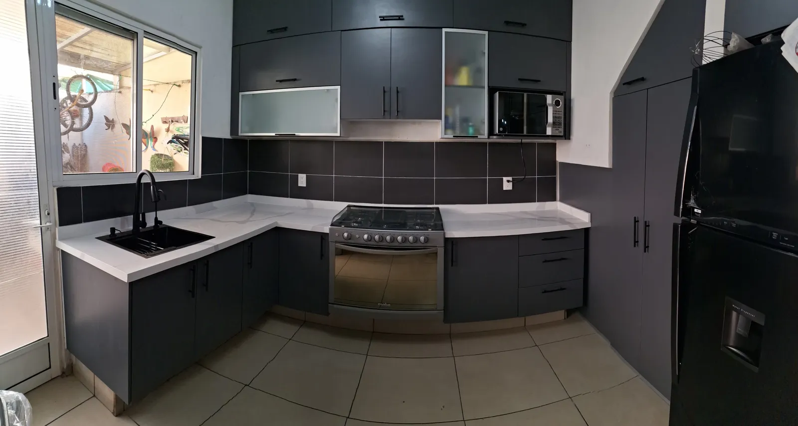 Cocina con barra